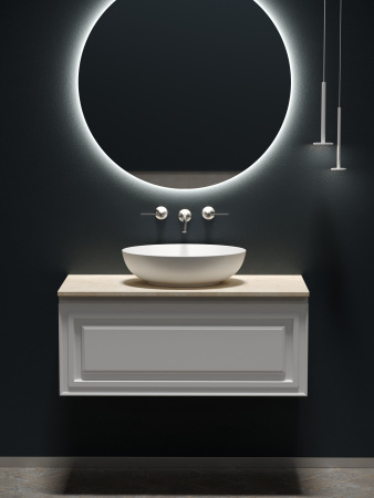 Столешница для ванной комнаты SANCOS  1000х460 ,  TT100A2